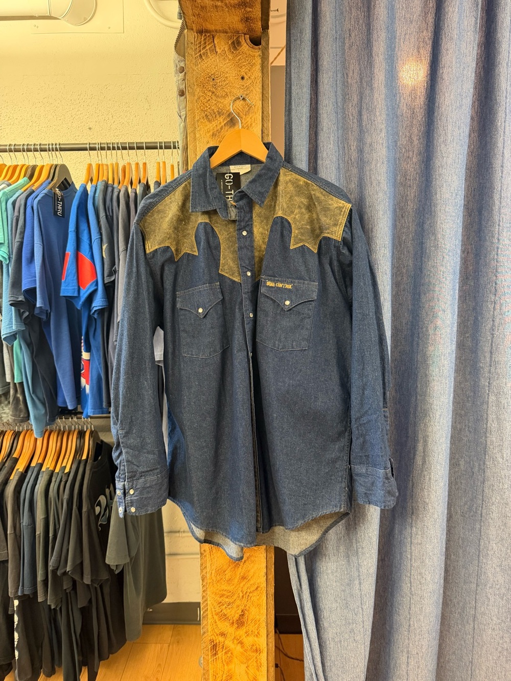 Vintage dual control denim jacket